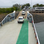 On to the ferry over to the island