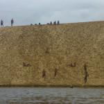 The massive dune that hides the pool