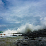 Pretty violent today!