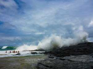 Pretty violent today!